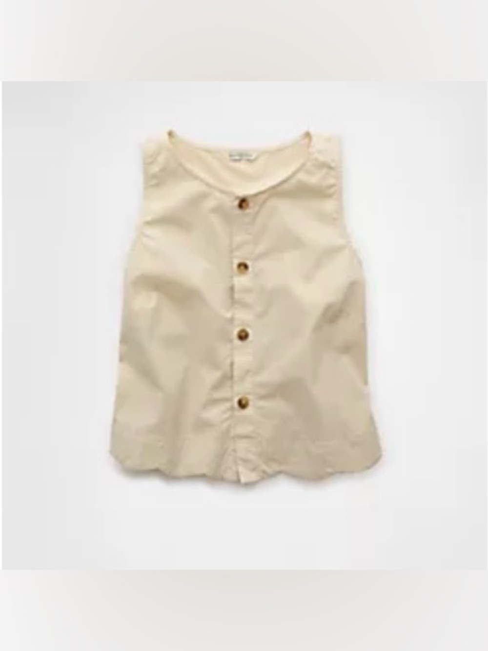 American Eagle Button-Up Scalloped Tank
Top